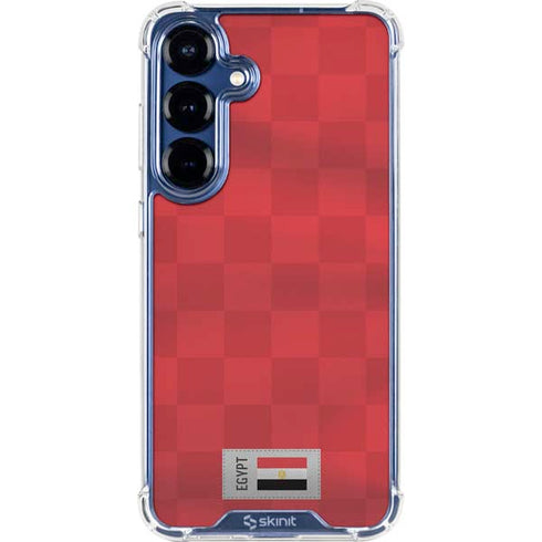 Egypt Soccer Flag Galaxy S25 Clear Case
